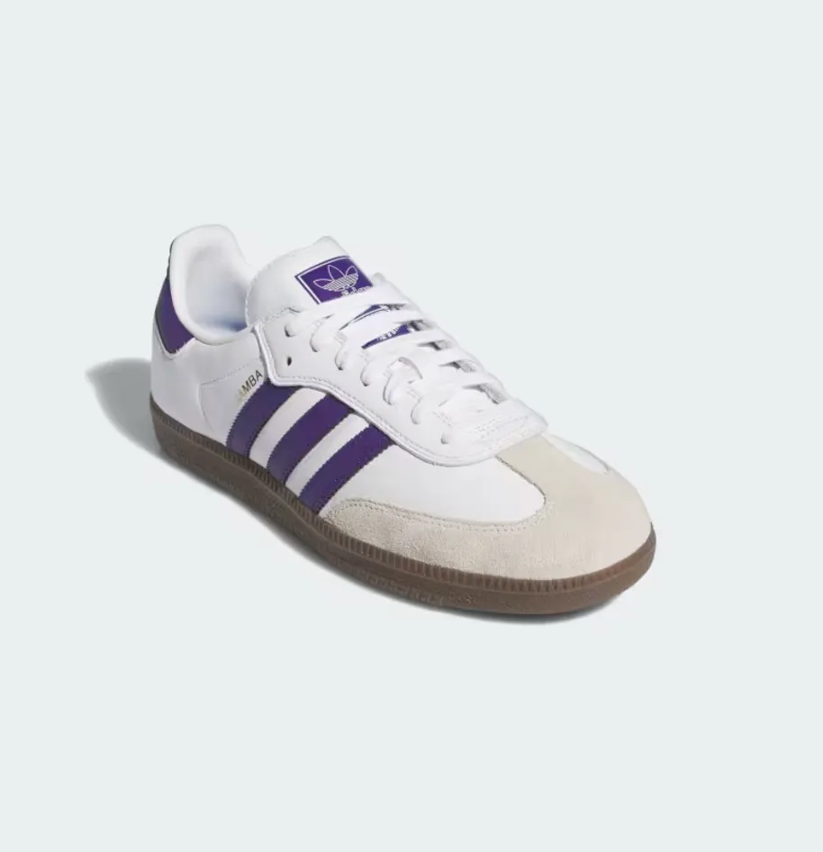 Adidas Samba ADV (White/Purple/Gum)