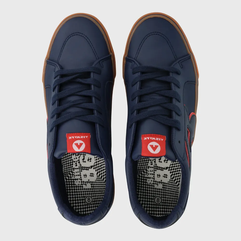 Airwalk Mens Aurora Sneaker Blue/Red _ 183202 _ Blue