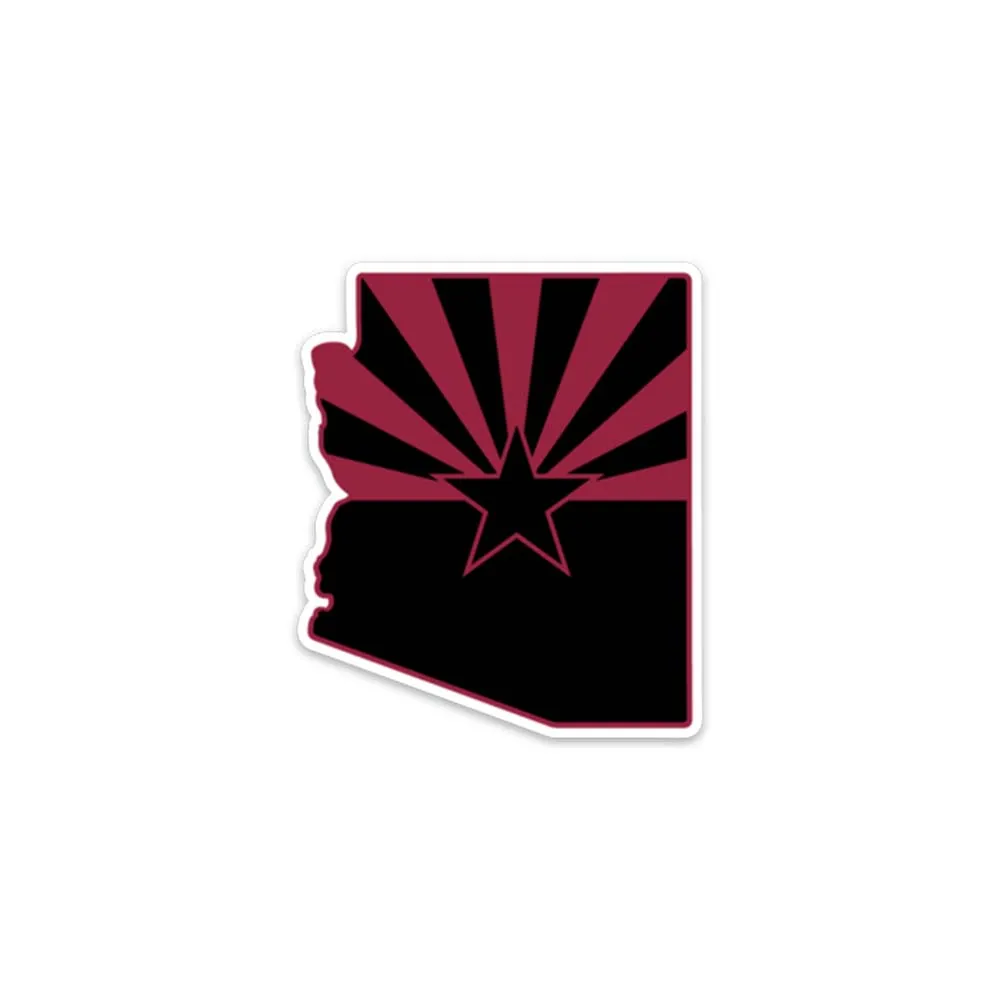 #AllAZ 2.5"x3" Decal - Red & Black