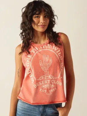 Ariat 10058776 Womens Desert Club Tank Chili