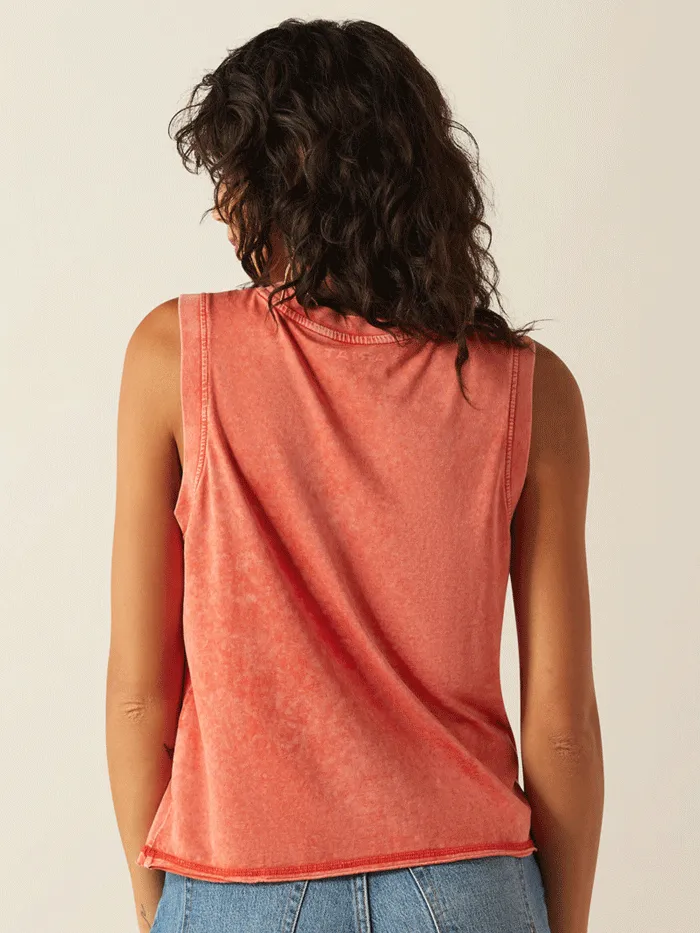 Ariat 10058776 Womens Desert Club Tank Chili