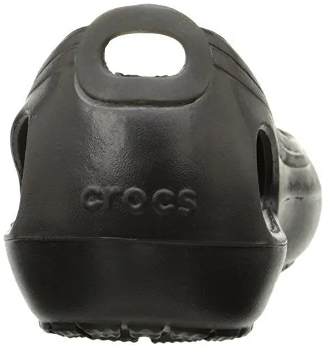 crocs Women's Kadee Ballet Flat,Black/Black,8 M US
