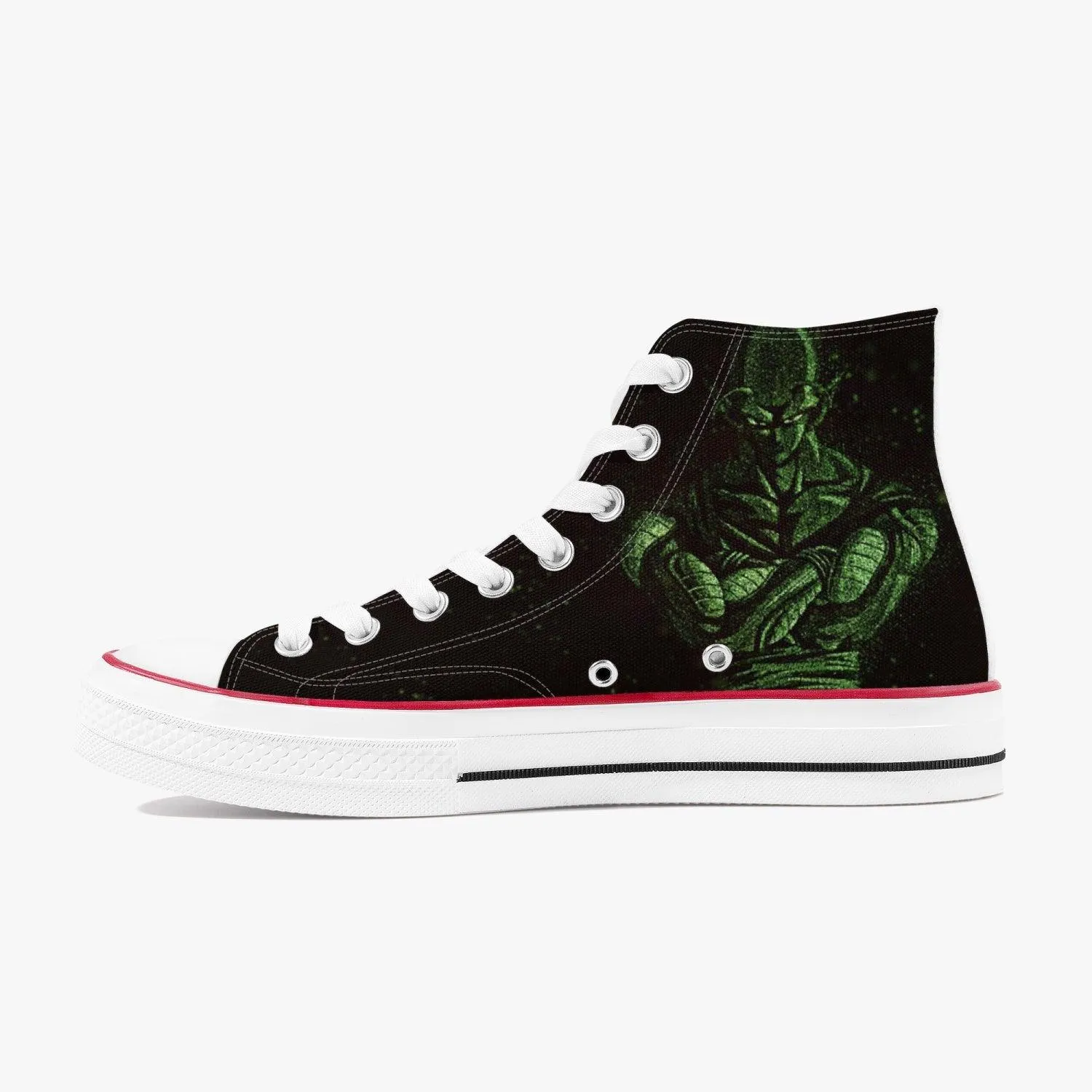Dragonball Z Piccolo A-Star High White Anime Shoes