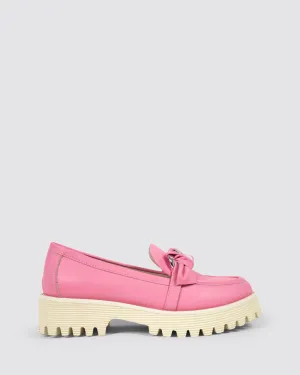 FELICITY LOAFER PINK LEATHER
