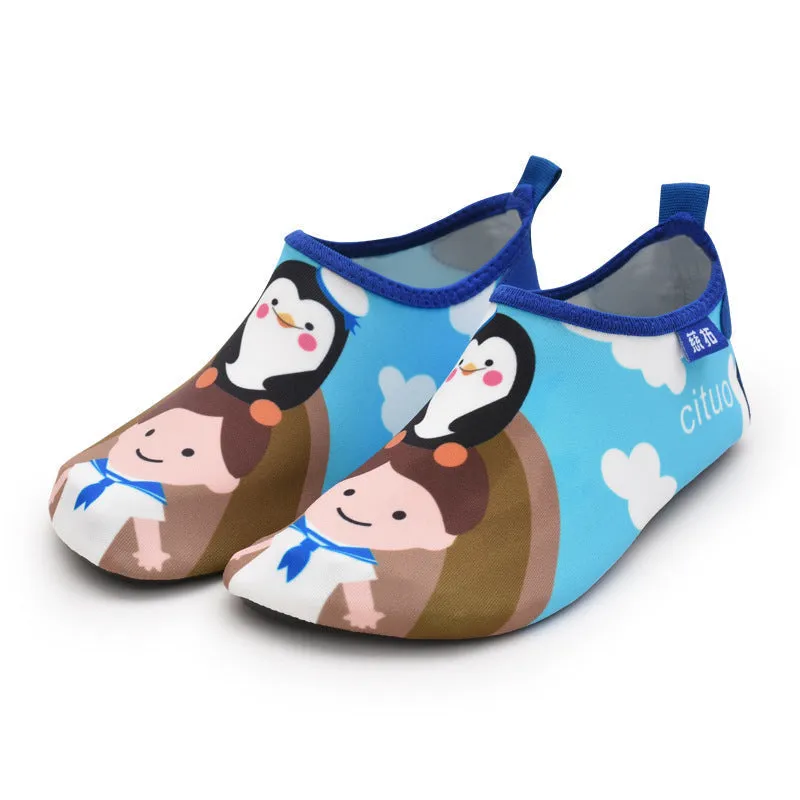 Kid's Cute Printed Aqua Water Sock for Beach