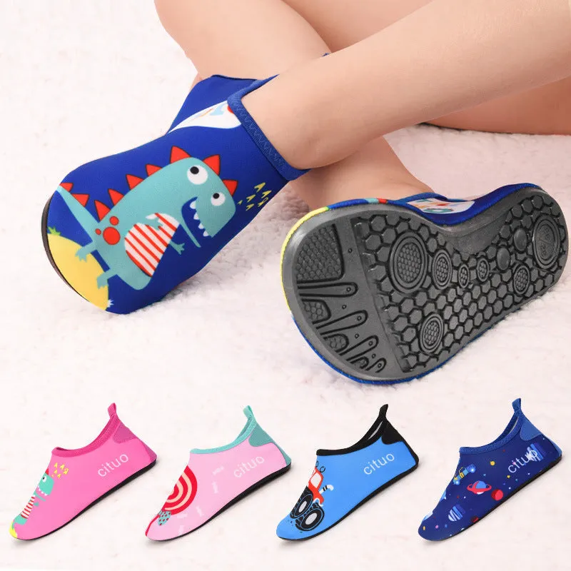 Kid's Cute Printed Aqua Water Sock for Beach