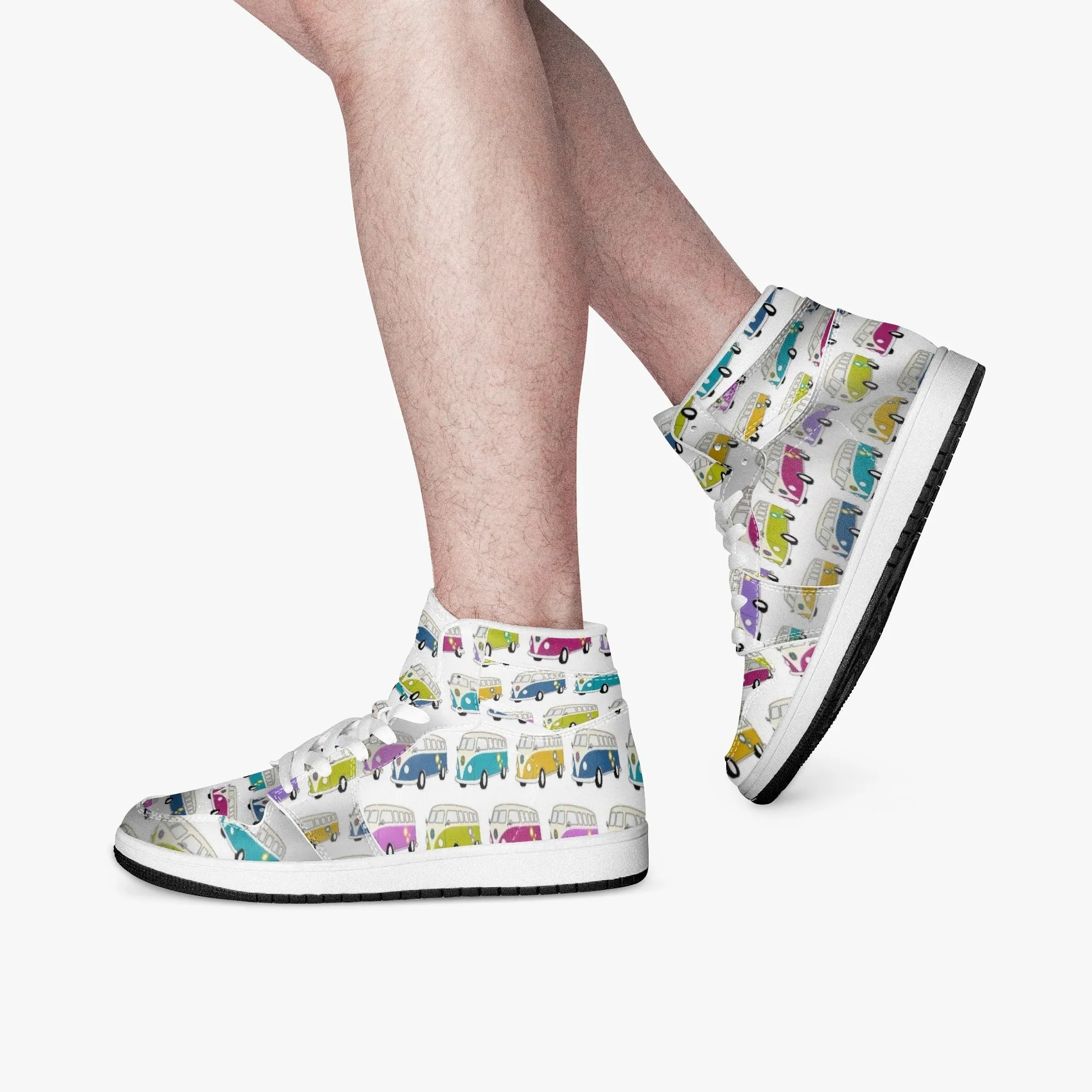 Overlapping Kombi's High Top Sneakers