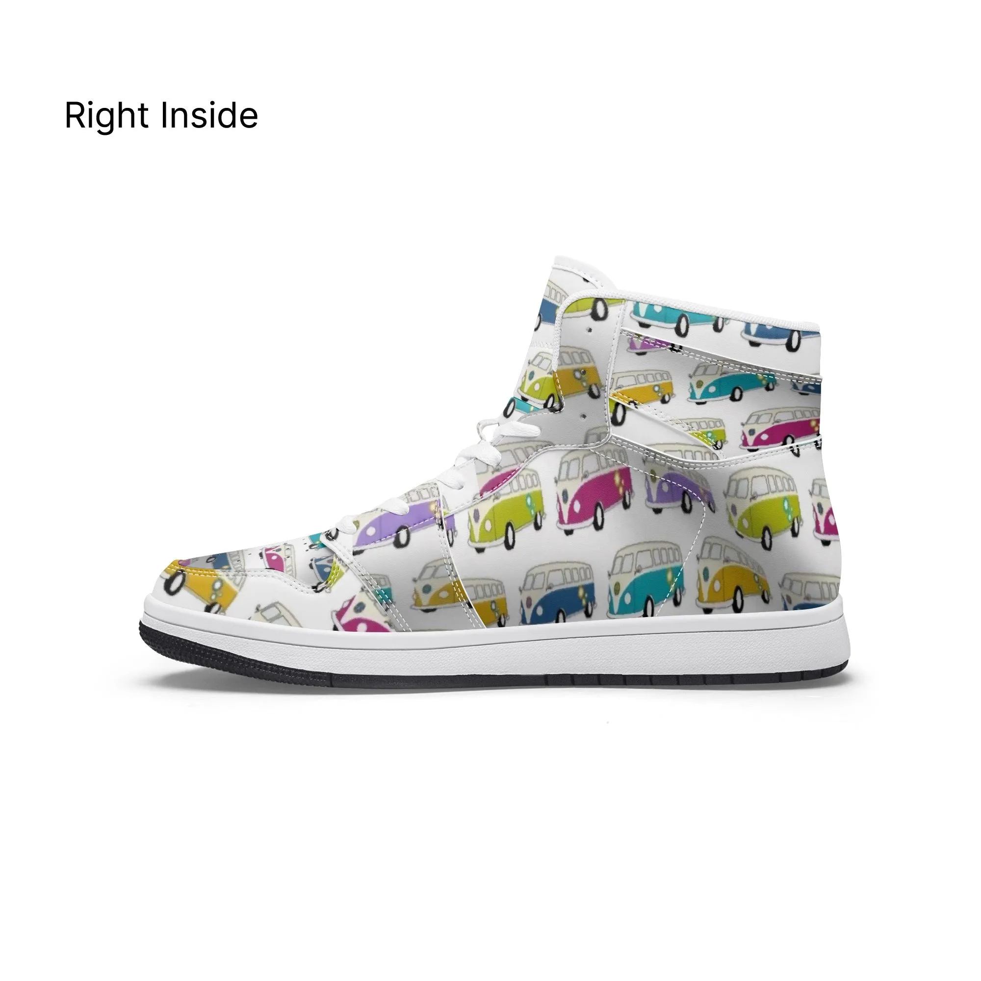 Overlapping Kombi's High Top Sneakers