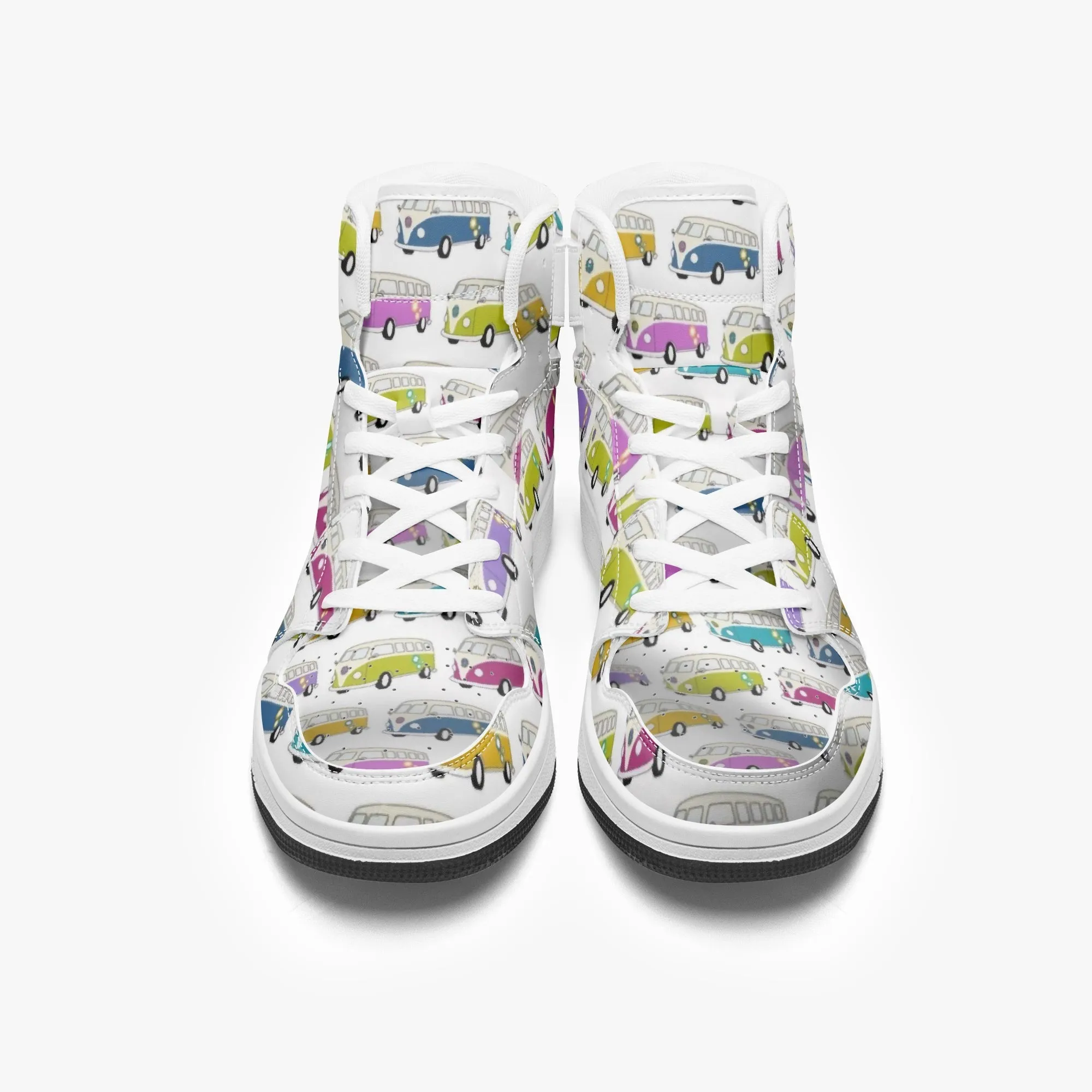 Overlapping Kombi's High Top Sneakers