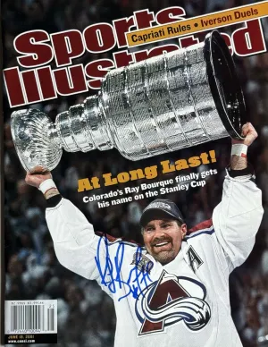Ray Bourque Signed Sports Illustrated 6/18/2001 Issue (JSA)
