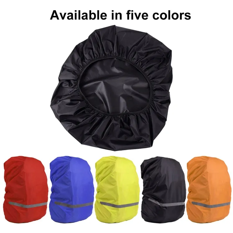 Reflective Light Waterproof Dustproof Backpack Rain Cover Portable Ultralight Shoulder Bag Protect Cover, Size:L(Red)