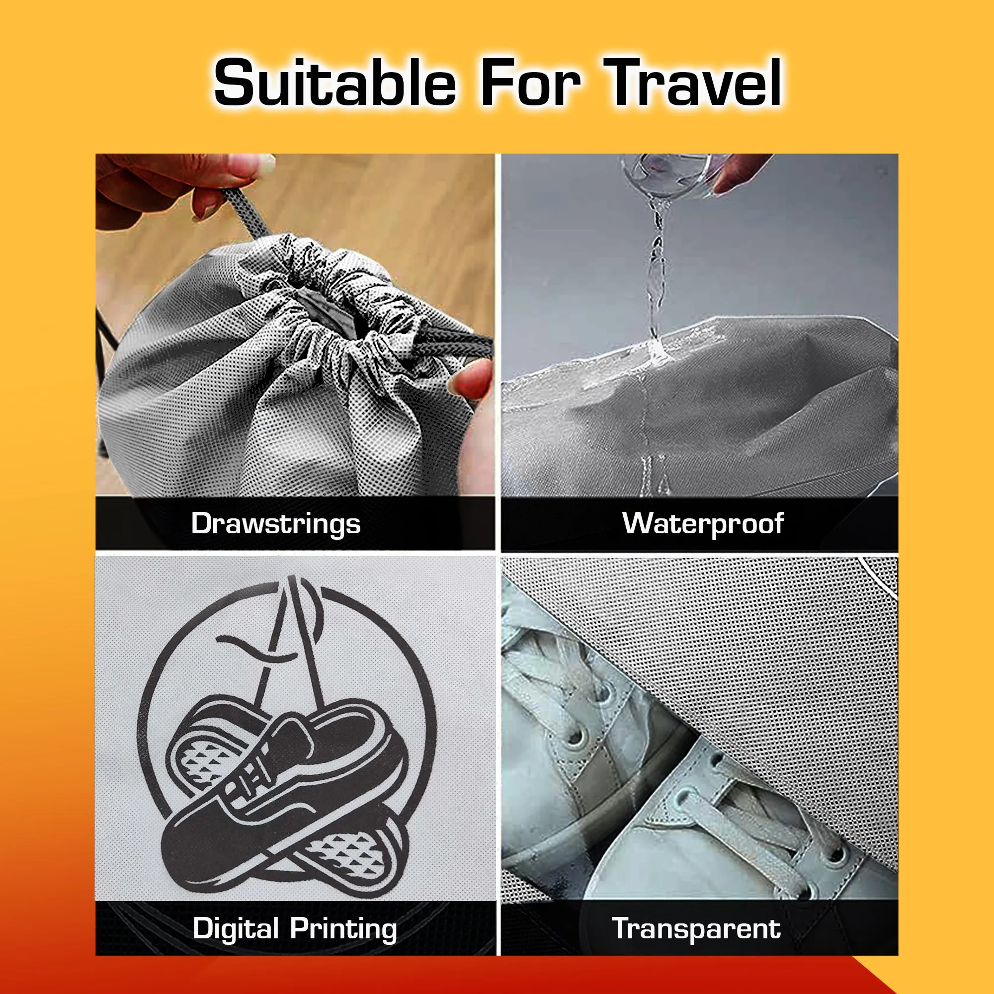Transparent Shoe Pouch